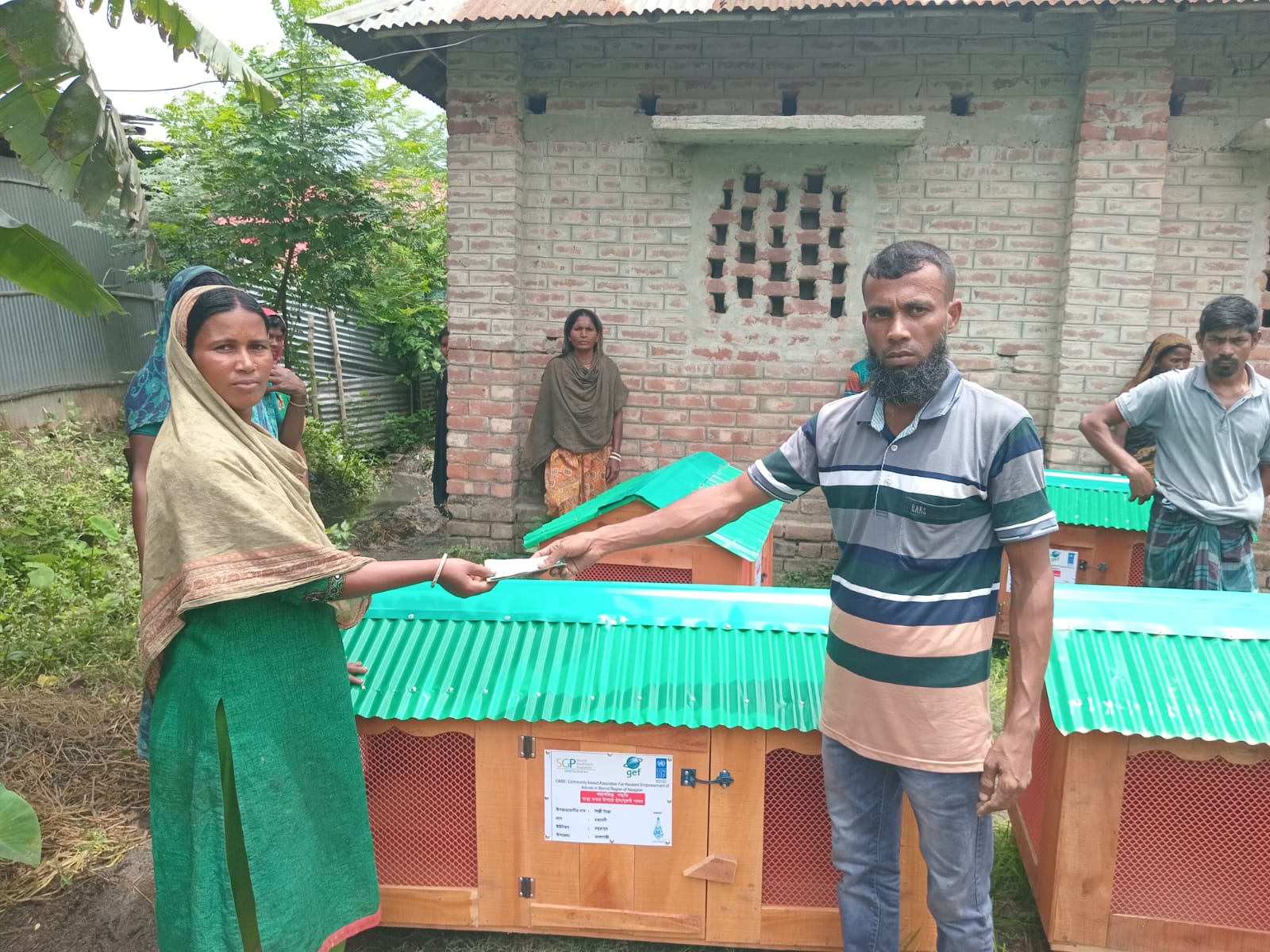 Ghashful CARE Project Provides Climate-Resilient Poultry Sheds to Indigenous Women in Naogaon