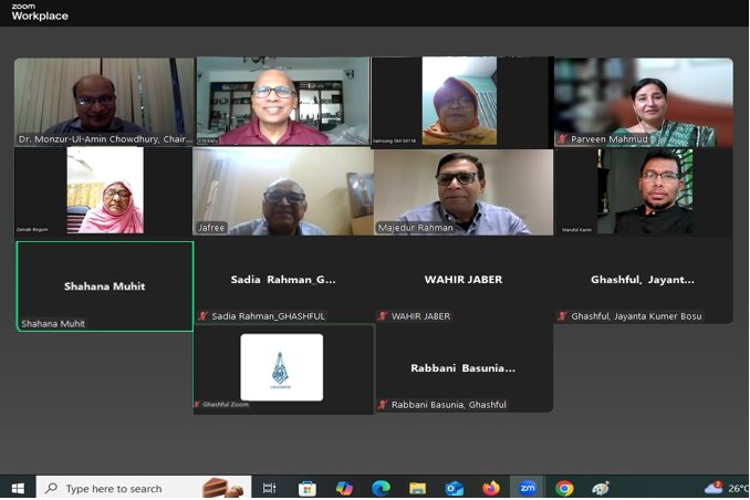 129th Executive Committee Meeting of Ghashful Held Virtually