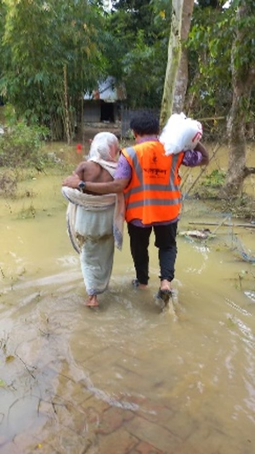 Ghashful Emergency Rescue Team Stands Beside Victims of August 2024 Flood Crisis 4 flood6