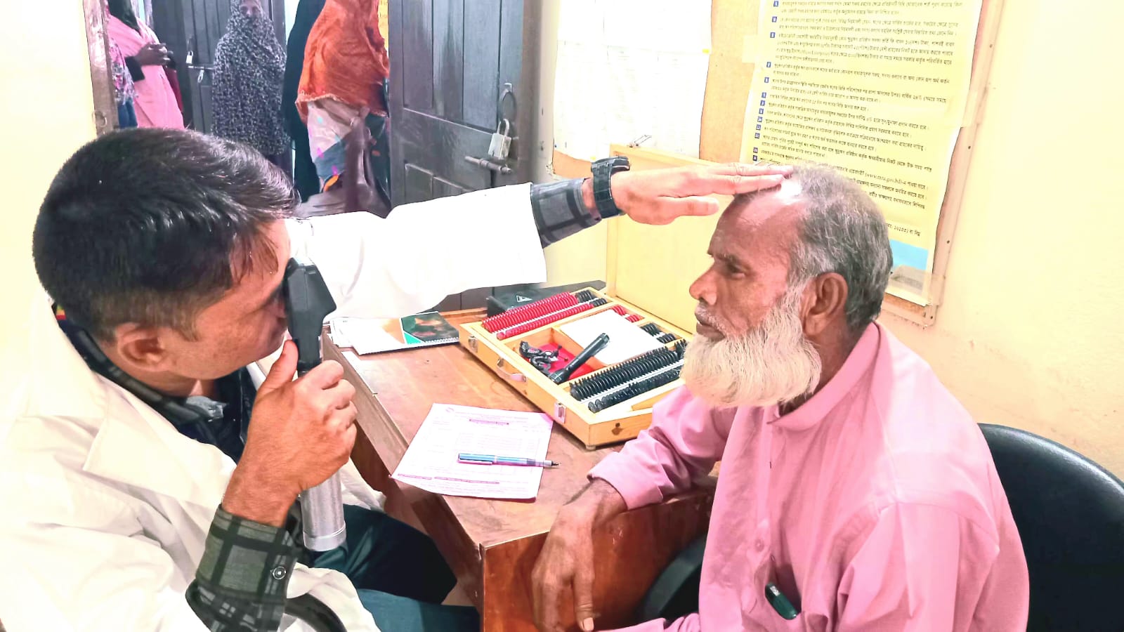Free Eye Camp Held in Patnitala, Naogaon