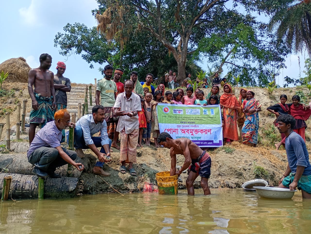 Fish Stocking Brings New Hope for Indigenous Communities in Badalgachhi, Naogaon
